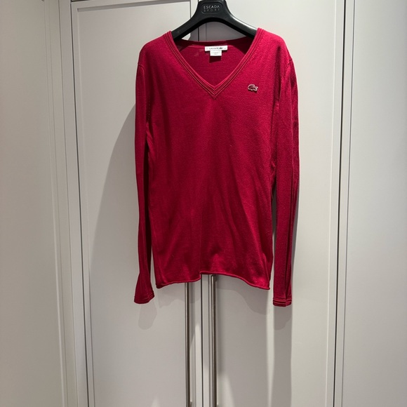 Lacoste Sweaters - Lacoste Red Knit Garment